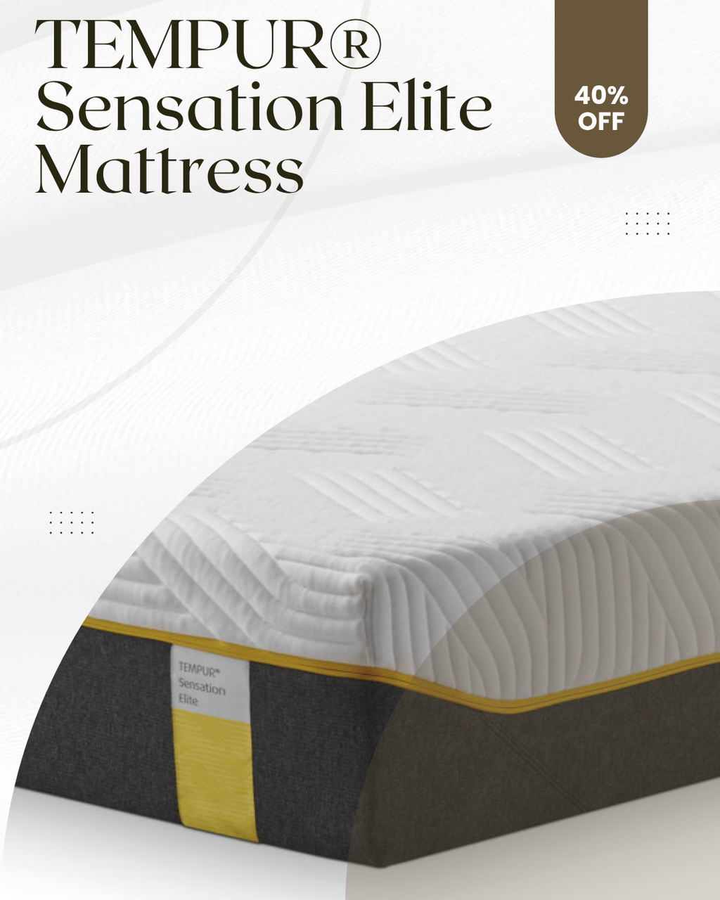 TEMPUR® Sensation Elite Mattress – (Ex-Display)